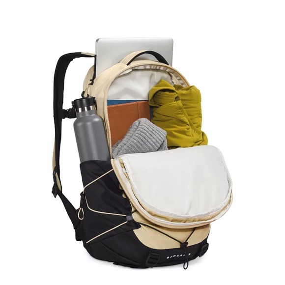 The North Face Borealis Backpack Gravel TNF Black NF0A52SEV3P Laptop Bag NEW - Picture 5 of 10